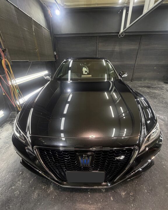 TOYOTAクラウンGguardガラスコーティング3層(親水)+全磨き(ハードフィニッシュ)