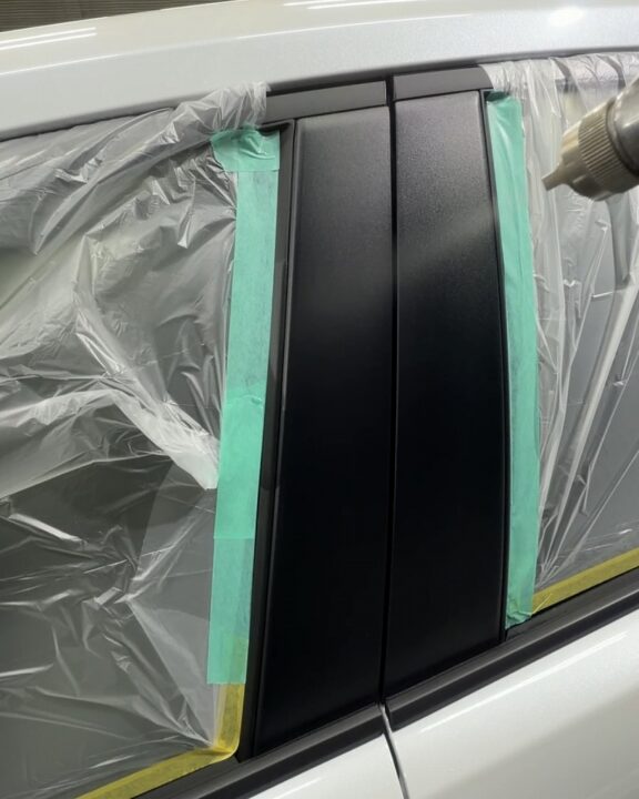 TOYOTA プリウス素地部ガラスコーティング吹き付け施工