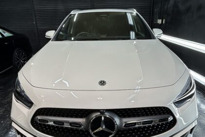 メルセデスベンツ GLA180にセラミックコーティングSystemX Crystal SSを施工