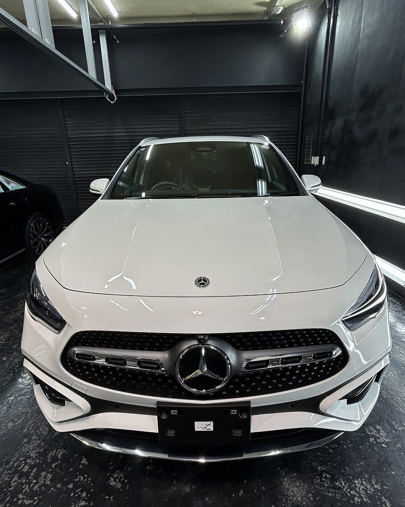 メルセデスベンツ GLA180にセラミックコーティングSystemX Crystal SSを施工