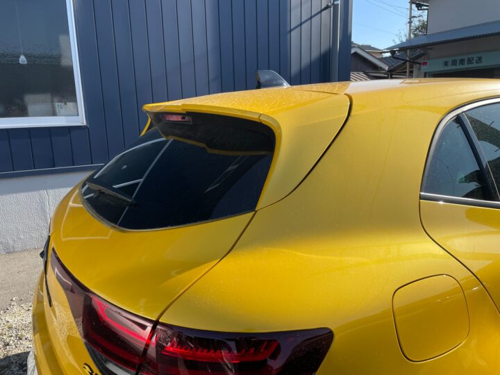 IMG_8658 - 鈑金塗装・カーコーティング・車検|山口県 東洋ボデー株式会社 ルノー・スポール メガーヌ R.S ウルティム スポイラー取付・塗装