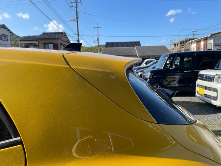 IMG_8660 - 鈑金塗装・カーコーティング・車検|山口県 東洋ボデー株式会社 ルノー・スポール メガーヌ R.S ウルティム スポイラー取付・塗装