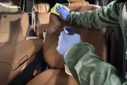 ヴェルファイア室内コーティング　クリアーガード施工