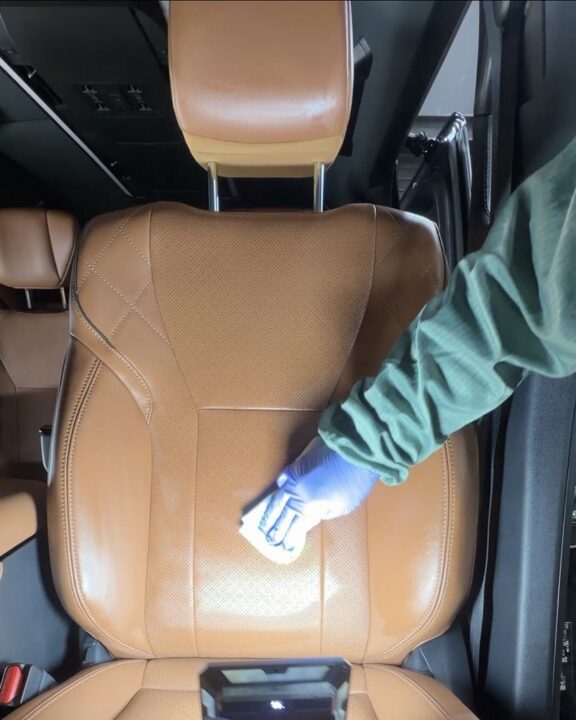 ヴェルファイア室内コーティング　クリアーガード施工