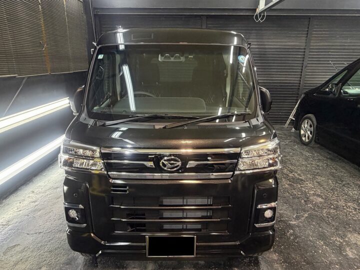 DAIHATSU　アトレーGguardガラスコーティング　ダイヤコーティング　５層コーティング　親水コーティング施工