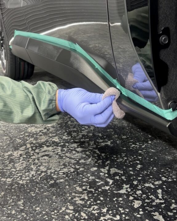 TOYOTA bz4xにSystemX外装樹脂コーティング施工