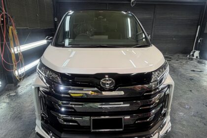TOYOTA ノアGguardガラスコーティング3層（親水）施工