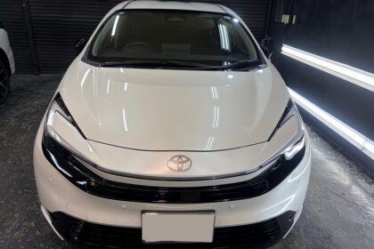 TOYOTA　アクアの新車にセラミックコーティングSystemXPROを施工