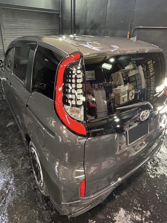 TOYOTA シエンタにセラミックコーティングSystemX PROを施工