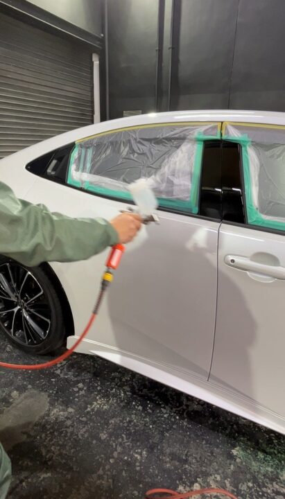 TOYOTA プリウスにセラミックコーティングSystemXPROとホイールコーティングを施工