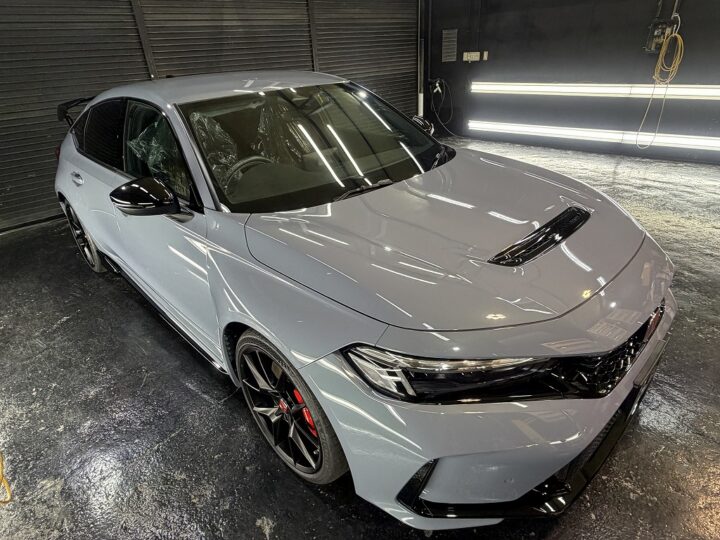 HONDAシビックTYPE-RにセラミックコーティンングSystemXPROとホイールコーティングを施工