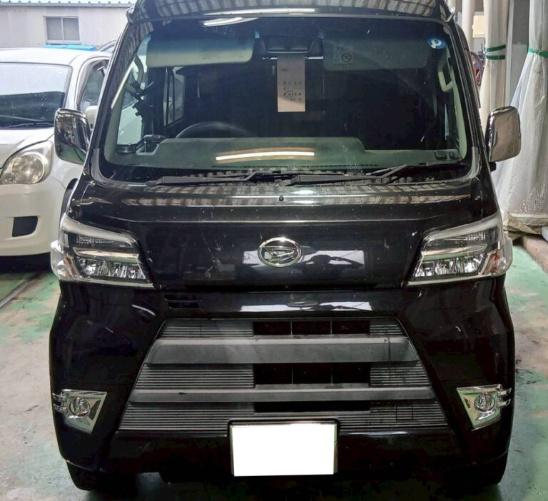 DAIHATSU ハイゼット 車検整備・部品交換｜ブレーキパッド・オイルエレメント・ワイパーゴム・エアコンフィルター・エンジンエアフィルター交換