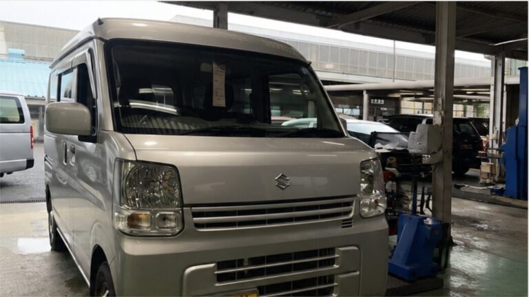 SUZUKI  エブリィ 車検整備・部品交換｜バッテリー・ワイパーゴム交換