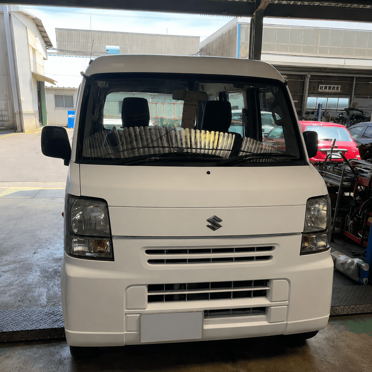 スズキ エブリイバン　車検整備・部品交換