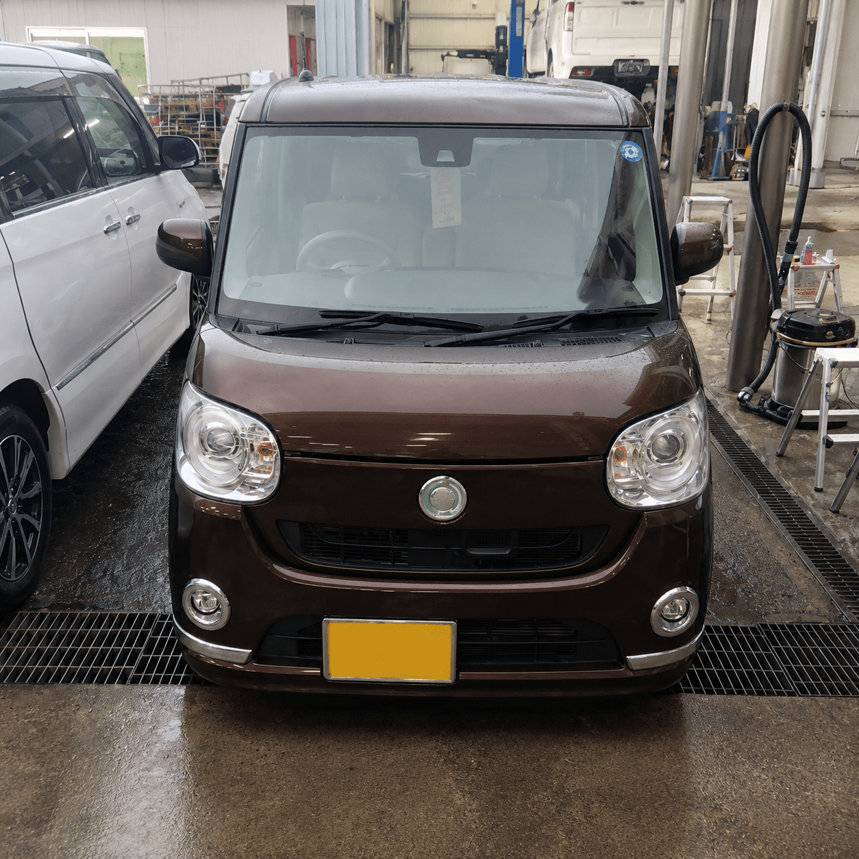 ダイハツ　ムーブキャンパス　車検整備・部品交換