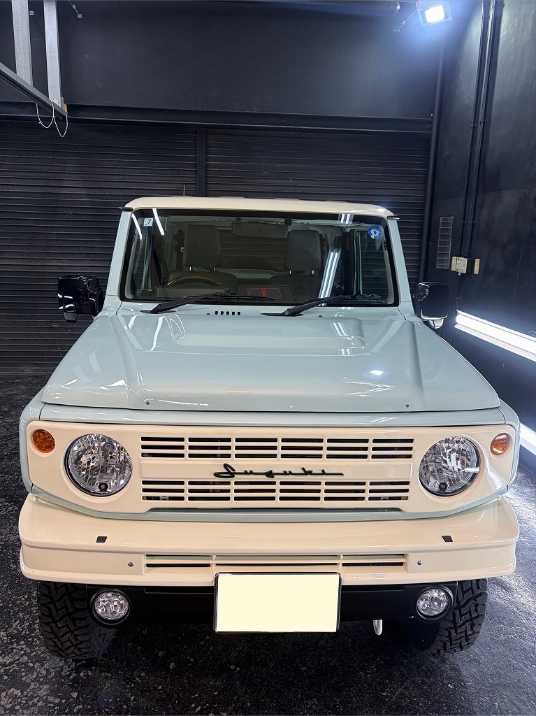 SUZUKI　ジムニーにセラミックコーティングSystemX MAXG⁺を施工
